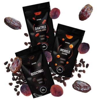 Prezent dla Przyjaciela, Daktyle, Rodzynki Crimson i Morela Naturalna