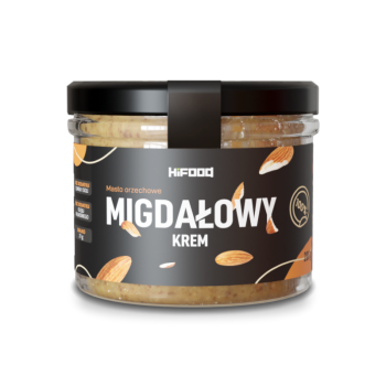 Masło Migdałowe, Pasta Migdałowa 100% - Migdałowy Krem 200g HiFOOD