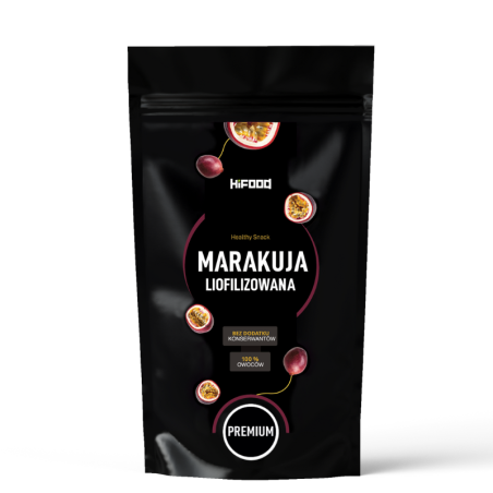 Marakuja liofilizowana, Passion Fruit,100% naturalna, bez dodatków