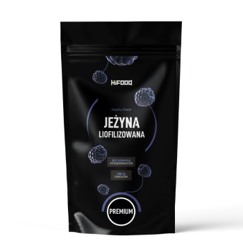Jeżyna liofilizowana, 100% naturalna, bez dodatku cukru, HiFOOD
