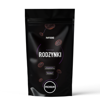 Rodzynki Crimson Jumbo 100% niesiarkowane, bez dodatku cukru HiFOOD