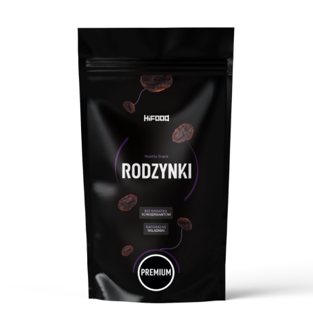 Rodzynki Crimson Jumbo 100% niesiarkowane, bez dodatku cukru HiFOOD