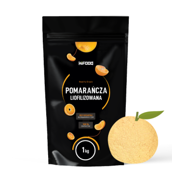 Pomarańcza Liofilizowana Proszek 100% naturalny bez konserwantów