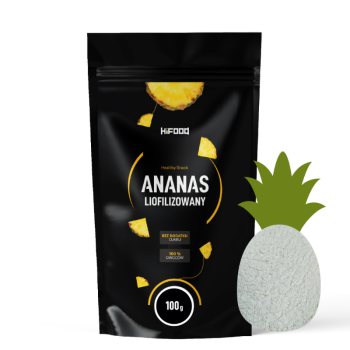 Ananas Liofilizowany Proszek 100% naturalny bez konserwantów
