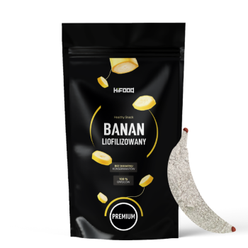 Banan Liofilizowany Proszek Owocowy naturalny bez antyzbrylaczy