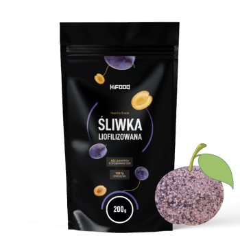 Śliwka liofilizowana Proszek 100% naturalny, idealny do deserów