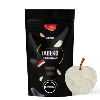 Jabłka liofilizowane Proszek - naturalny bez konserwantów HiFOOD