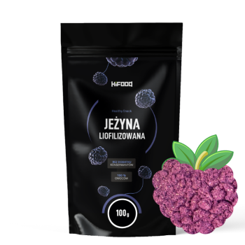 Jeżyna liofilizowana Proszek 100% naturalny, idealny do deserów