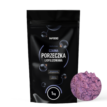 Czarna porzeczka liofilizowana Proszek bez konserwantów HiFOOD