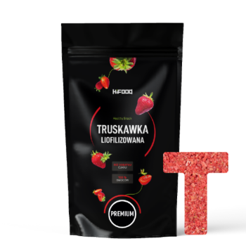 Liofilizowane truskawki grys crunchy, 100% naturalne bez dodatków