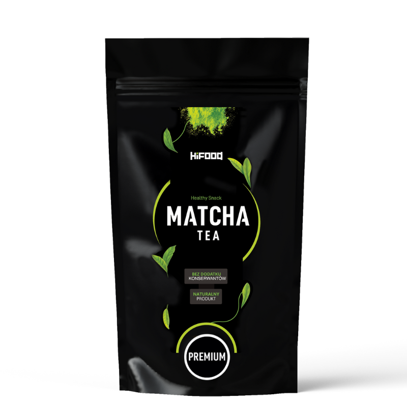 Matcha Tea Herbata zielona w proszku, naturalna 100% HiFOOD