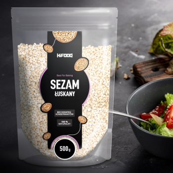 Sezam Biały Łuskany 100% naturalny, produkt bezglutenowy, wege