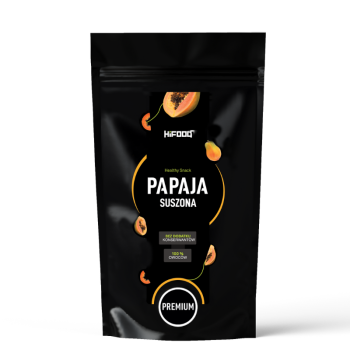 Papaja Suszona kawałki Melonowiec naturalny, miękki, słodki owoc