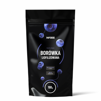 Borówka liofilizowana, liofilizowane owoce 100%, 50g, 100g, 1kg