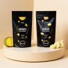 Banan Plastry 100g i Ananas Liofilizowany kawałki 100g 100% Zestaw