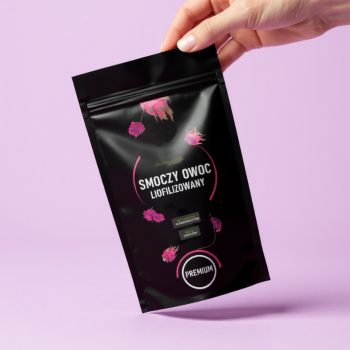 Smoczy Owoc Liofilizowany 100g i Borówka Cała 100g 100% Zestaw