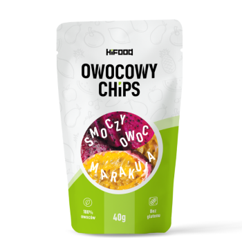 Owocowy Chips Marakuja Smoczy Owoc przekąska dla Twojego dziecka