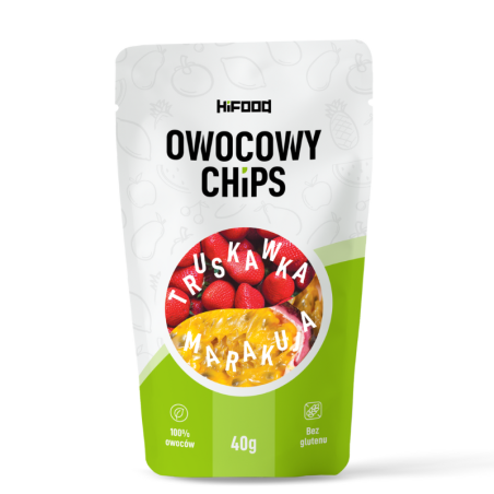 Owocowy Chips Marakuja Truskawka zdrowa przekąska dla Twojego dziecka