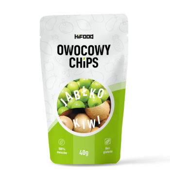 Owocowy Chips Kiwi Jabłko zdrowa przekąska dla Twojego dziecka