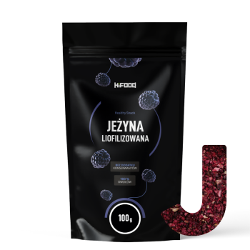 Jeżyna liofilizowana GRYS 100% naturalny bez dodatku cukru HiFOOD