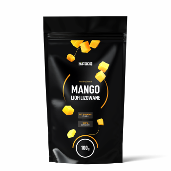 Mango liofilizowane, owoce liofilizowane 100%, 50g, 100g, 1kg