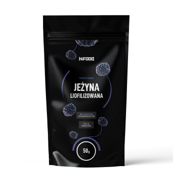 Jeżyna liofilizowana, 100% naturalna, bez dodatku cukru, HiFOOD