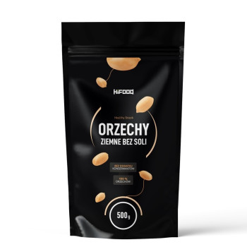 Orzechy ziemne bez soli, Orzeszki ziemne całe 1kg 500g HiFOOD
