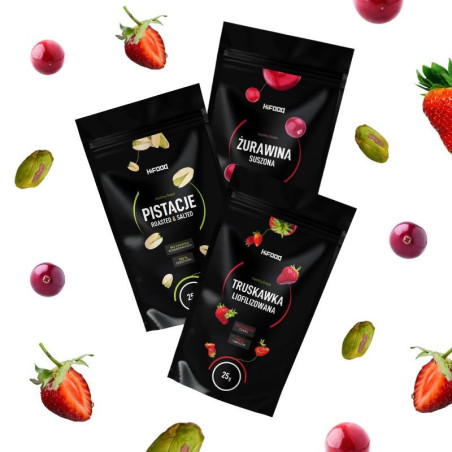 Pomysł na prezent urodzinowy, Truskawka Żurawina Pistacje Solone