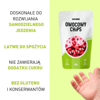 OWOCOWY CHIPS MALINA-TRUSKAWKA