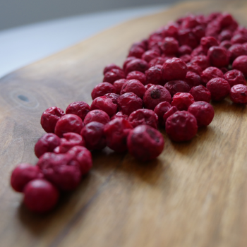 Czerwona porzeczka liofilizowana cała 100% bez dodatku cukru HiFOOD