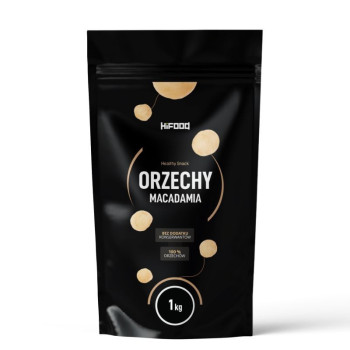 Orzechy Macadamia, Makadamia świeże duże surowe 1kg 500g HiFOOD