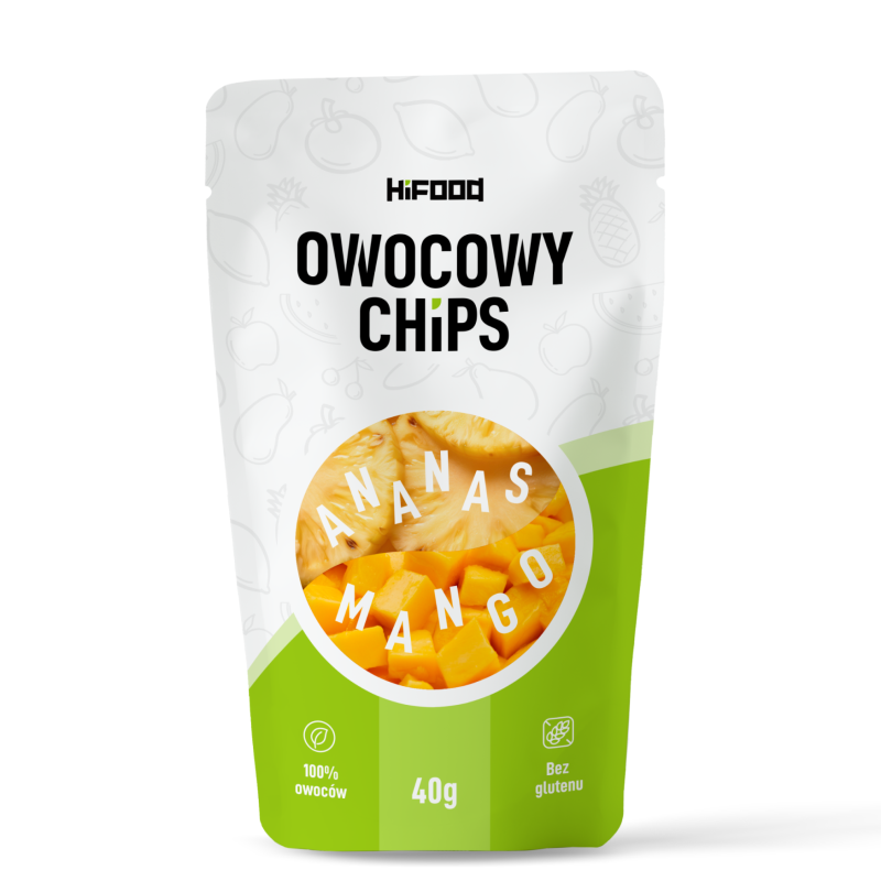 Owocowy Chips Ananas-Mango zdrowa przekąska dla Twojego dziecka