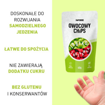 Owocowy Chips Jabłko Truskawka idealny wybór dla Twojego dziecka