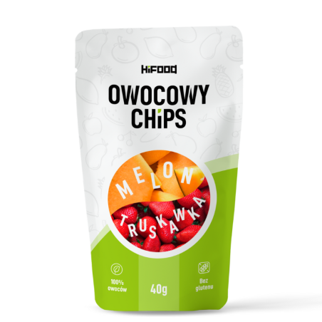 Owocowy Chips Melon Truskawka idealny wybór dla Twojego dziecka