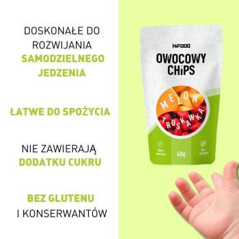 Owocowy Chips Melon Truskawka idealny wybór dla Twojego dziecka