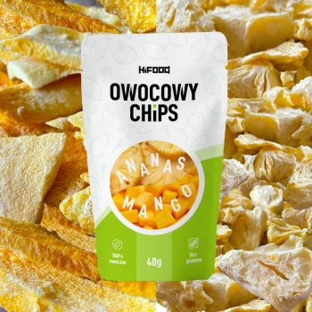 Zestaw 3 Owocowych Chipsów z owoców liofilizowanych 120g