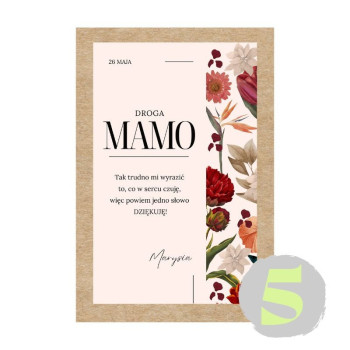 Personalizowana Karta z życzeniami na każdą okazję Gotowe Zestawy