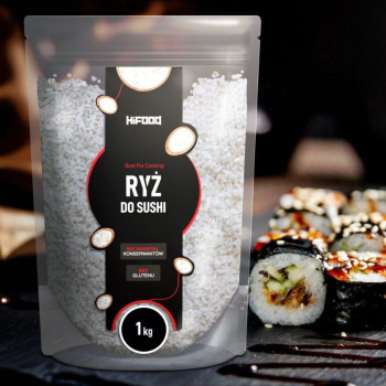 Ryż do sushi z Wietnamu, biały, okrągły, krótkoziarnisty 1kg