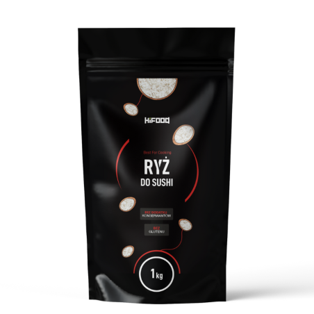 Ryż do sushi z Wietnamu, biały, okrągły, krótkoziarnisty 1kg