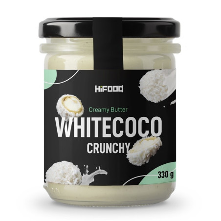Krem kokosowy, Pasta kokosowa - Whitecoco Crunchy 330g HiFOOD