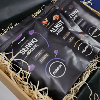 Prezent dla Przyjaciela, Orzech włoski, Rodzynki, Suszone Śliwki