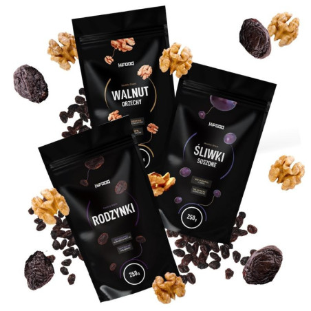 Prezent dla Przyjaciela, Orzech włoski, Rodzynki, Suszone Śliwki